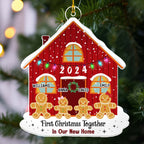 First Time In Our New Home - Personalized Custom Acrylic Ornament