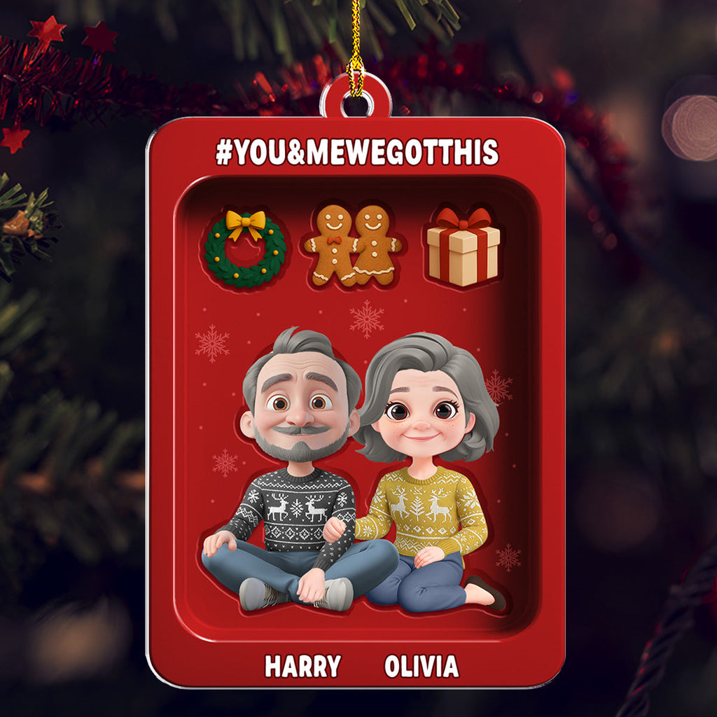 Couple First Christmas Kit - Personalized Custom Acrylic Ornament