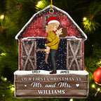 Our First Our Last - Personalized Custom Acrylic Ornament