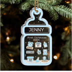 My 1st Christmas - Personalized Custom Acrylic Shaker Ornament