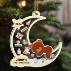 Lovely Baby Christmas - Personalized Custom Acrylic Shaker Ornament