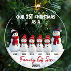 First Christmas - Personalized Custom 3D Inflated Effect Acrylic Ornament