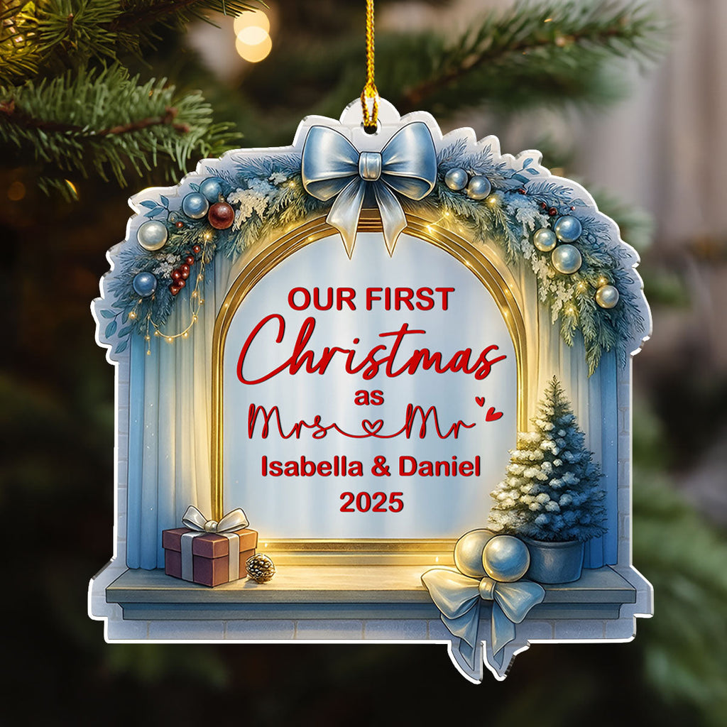 First Christmas - Personalized Custom Acrylic Ornament