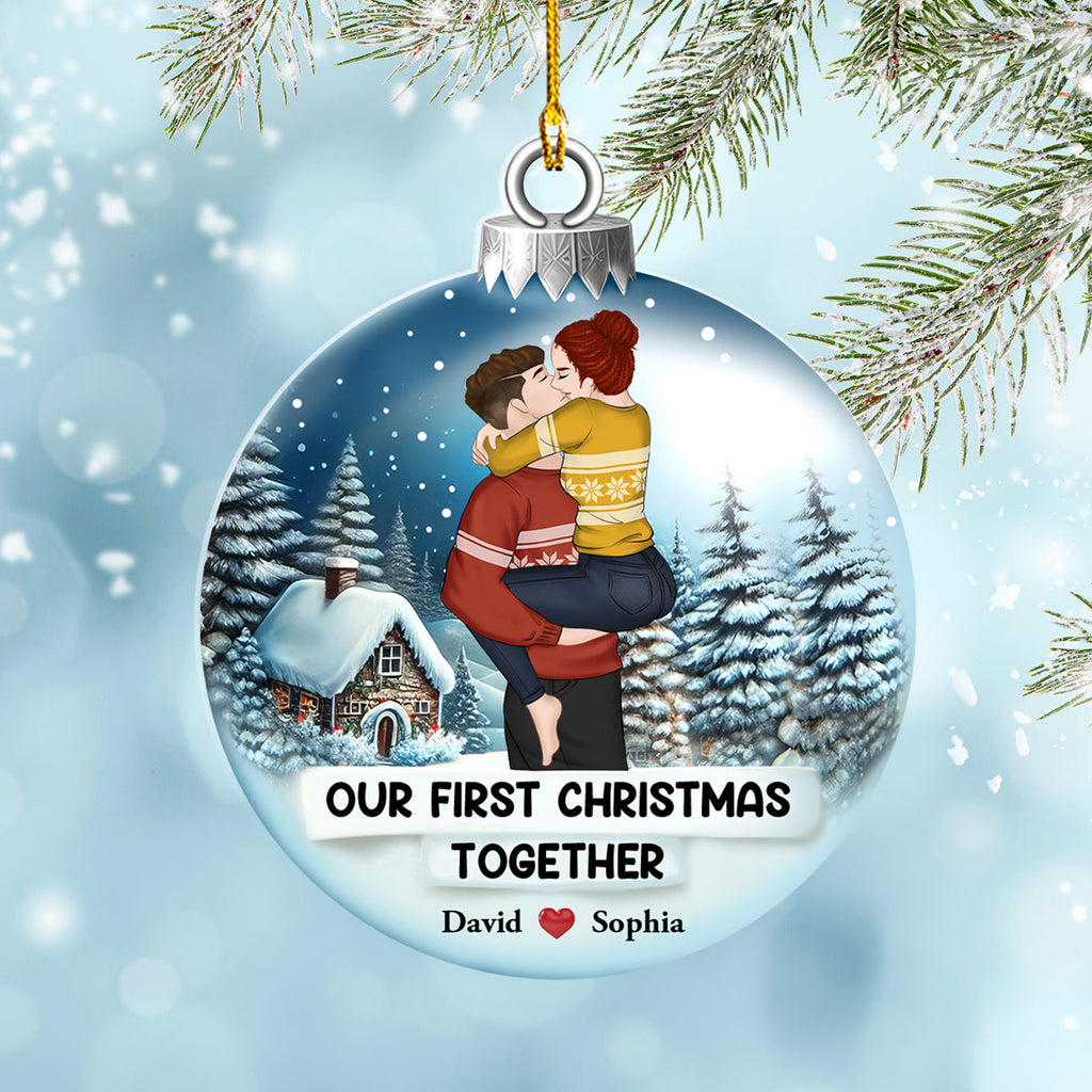 First Christmas Together - Personalized Custom Acrylic Ornament