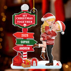 Together Since First Christmas - Personalized Custom Acrylic Ornament