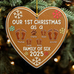 First Year Of Our Family - Personalized Custom Acrylic Ornament
