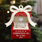 First Christmas Couple - Personalized Custom Acrylic Ornament