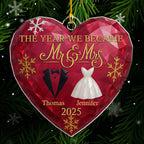 The Year We Became - Personalized Custom Acrylic Ornament