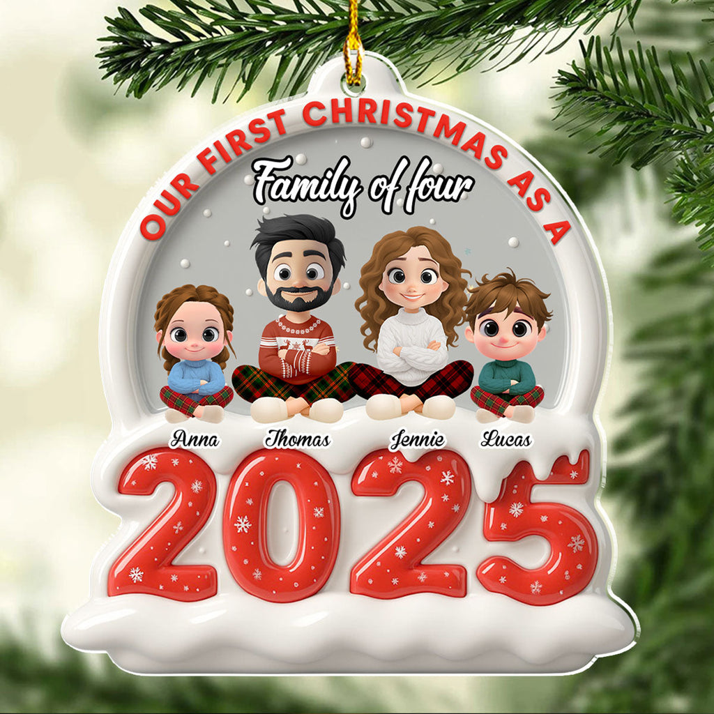 2025 First Christmas - Personalized Custom Acrylic Ornament