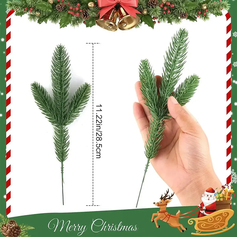 Artificial Pine Branches Christmas Decorations