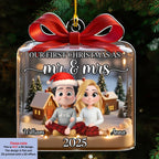 Our First Time Together - Personalized Custom 3D Effect Acrylic Ornament
