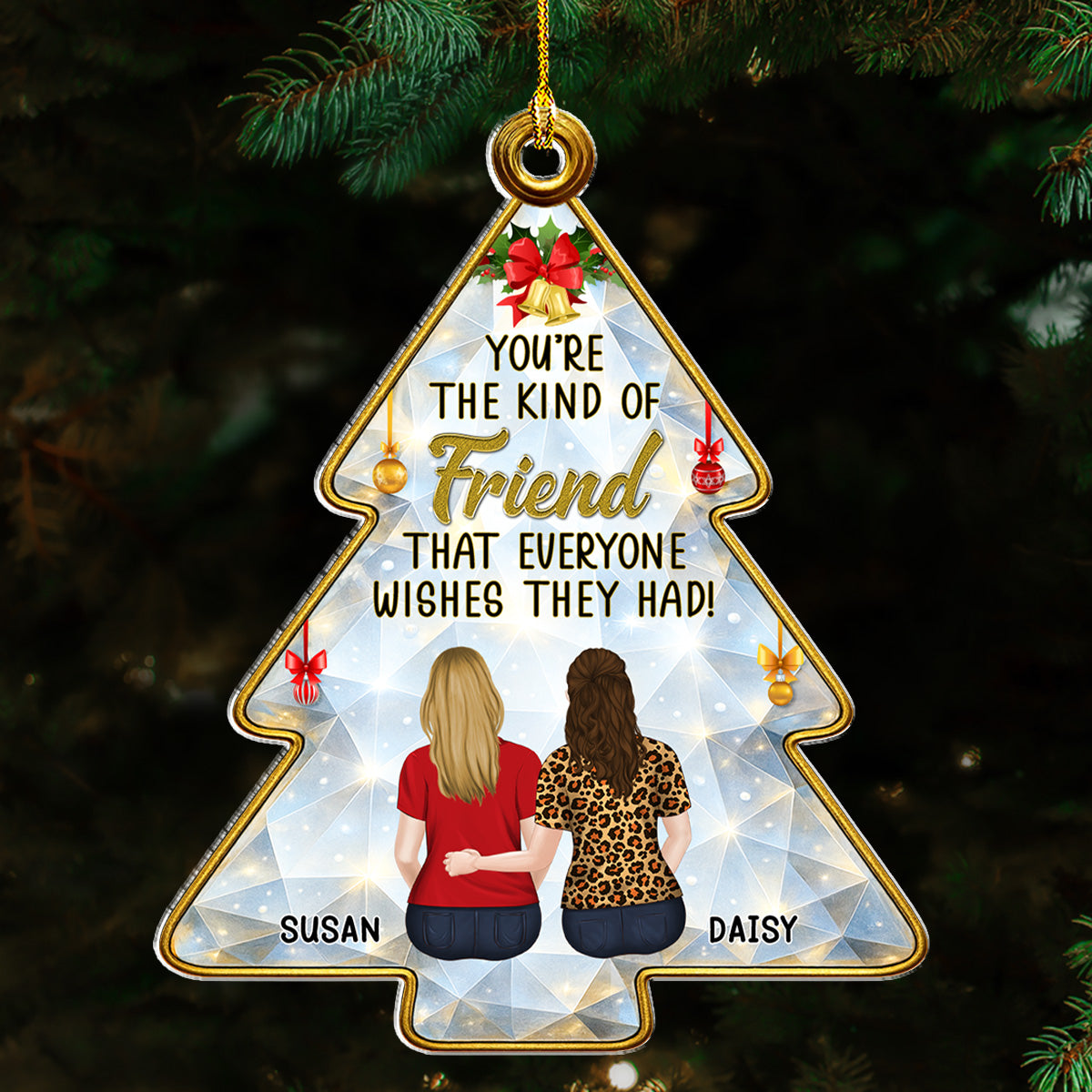 Our Friendship Story - Personalized Custom Acrylic Ornament