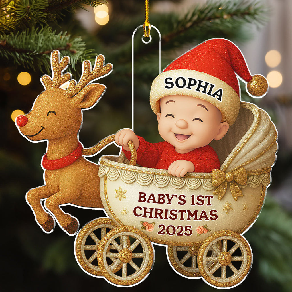 Tiny Blessing First Christmas - Personalized Custom Acrylic Ornament