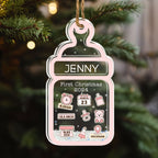 My 1st Christmas - Personalized Custom Acrylic Shaker Ornament