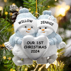 First And Forever - Personalized Custom Acrylic Ornament