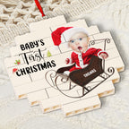 My First Christmas - Personalized Custom Puzzle Ornament