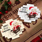 My First Christmas - Personalized Custom Puzzle Ornament