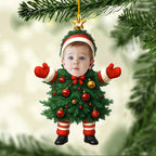 Baby Christmas Tree - Personalized Custom Acrylic Ornament