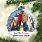 Our First Christmas In Our New Home - Personalized Custom Acrylic Ornament