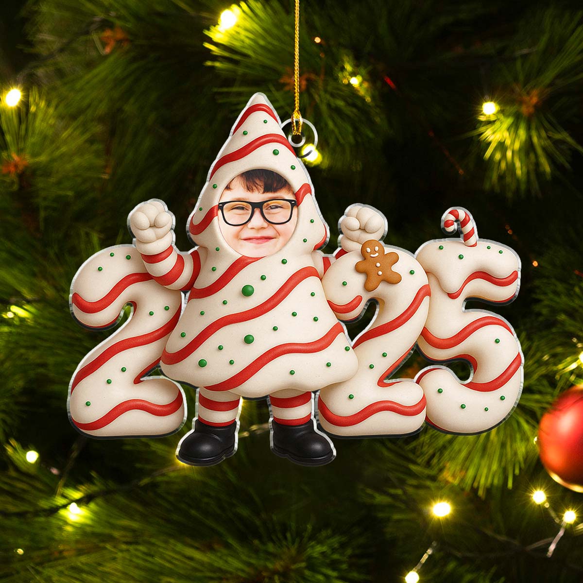 Little Surprise 2025 - Personalized Custom Acrylic Ornament