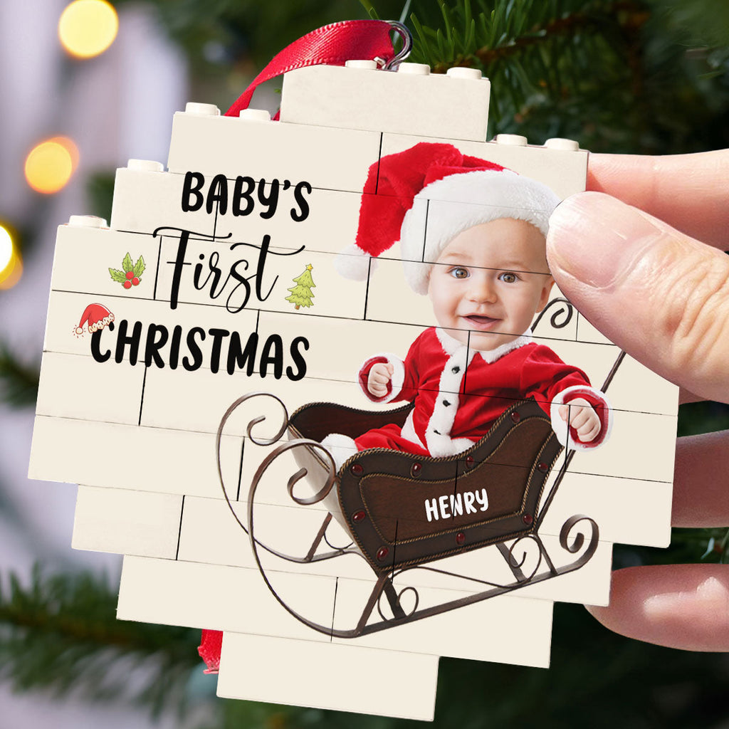 My First Christmas - Personalized Custom Puzzle Ornament