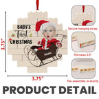 My First Christmas - Personalized Custom Puzzle Ornament