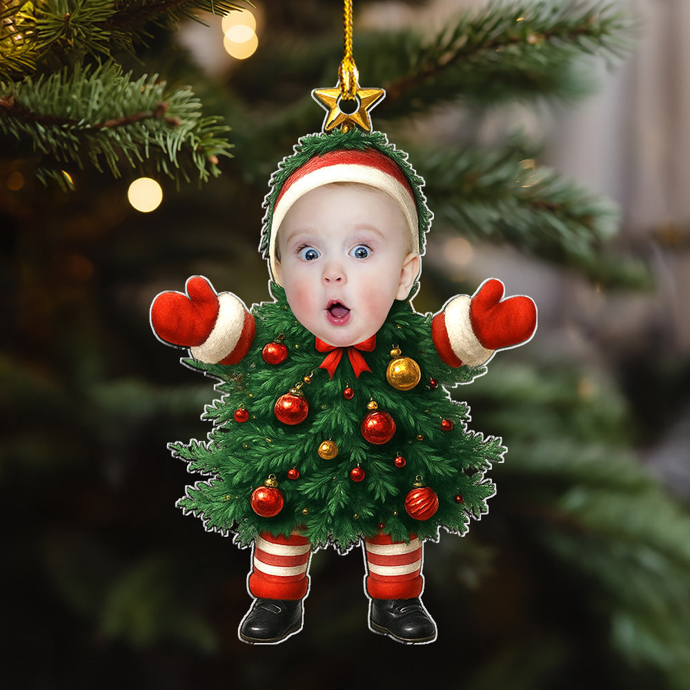 Baby Christmas Tree - Personalized Custom Acrylic Ornament