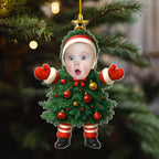 Baby Christmas Tree - Personalized Custom Acrylic Ornament