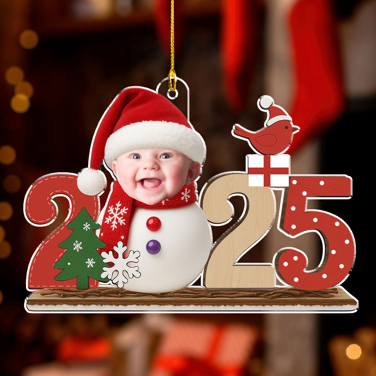 Cute Christmas - Personalized Custom Acrylic Ornament