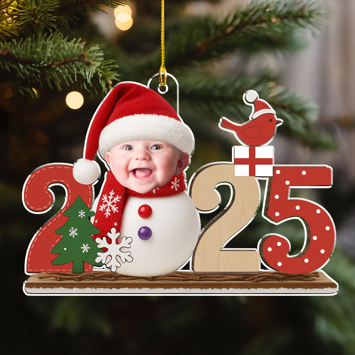Cute Christmas - Personalized Custom Acrylic Ornament
