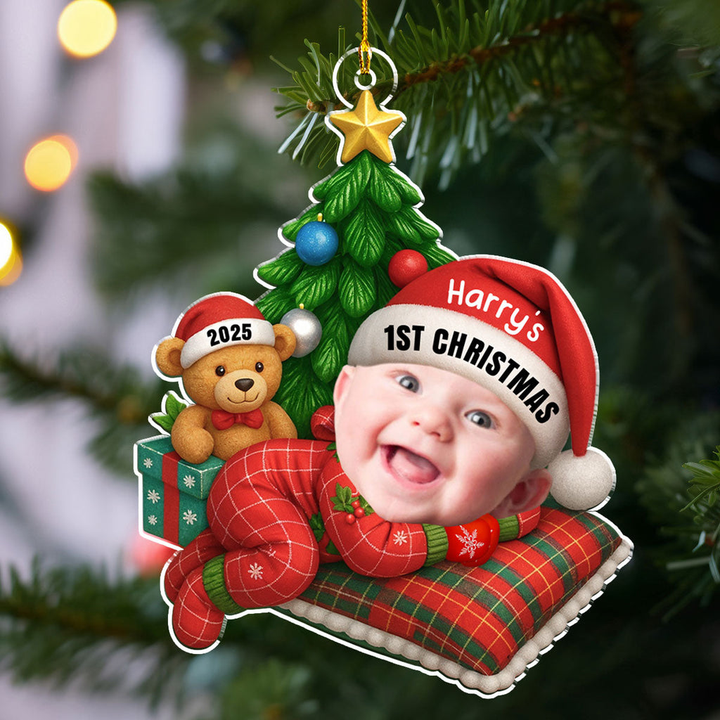 Cute Baby Sleeping - Personalized Custom Acrylic Ornament