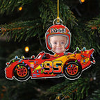 Custom Photo Funny Car Toys - Personalized Custom Acrylic Ornament