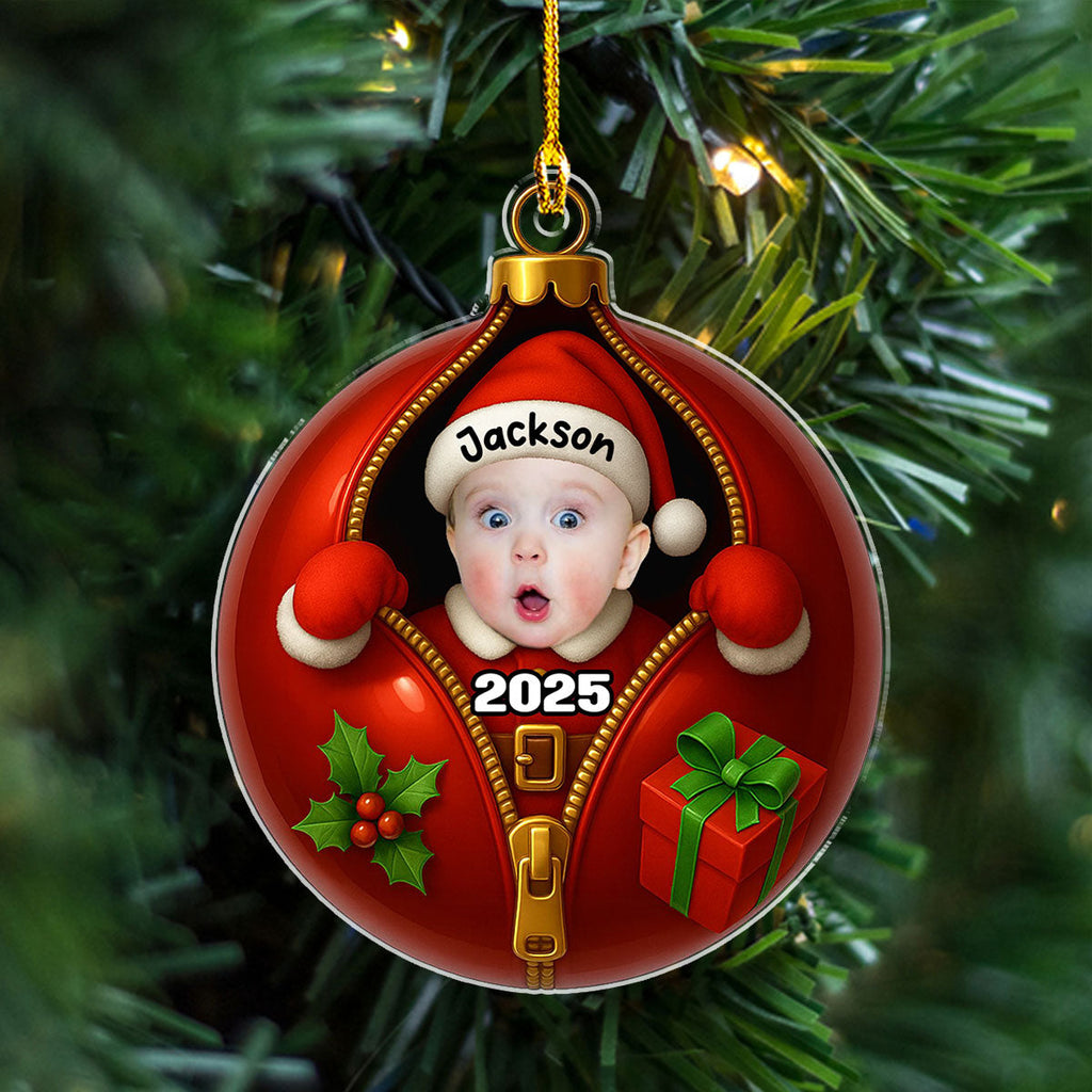 Santa Baby - Personalized Custom Acrylic Ornament