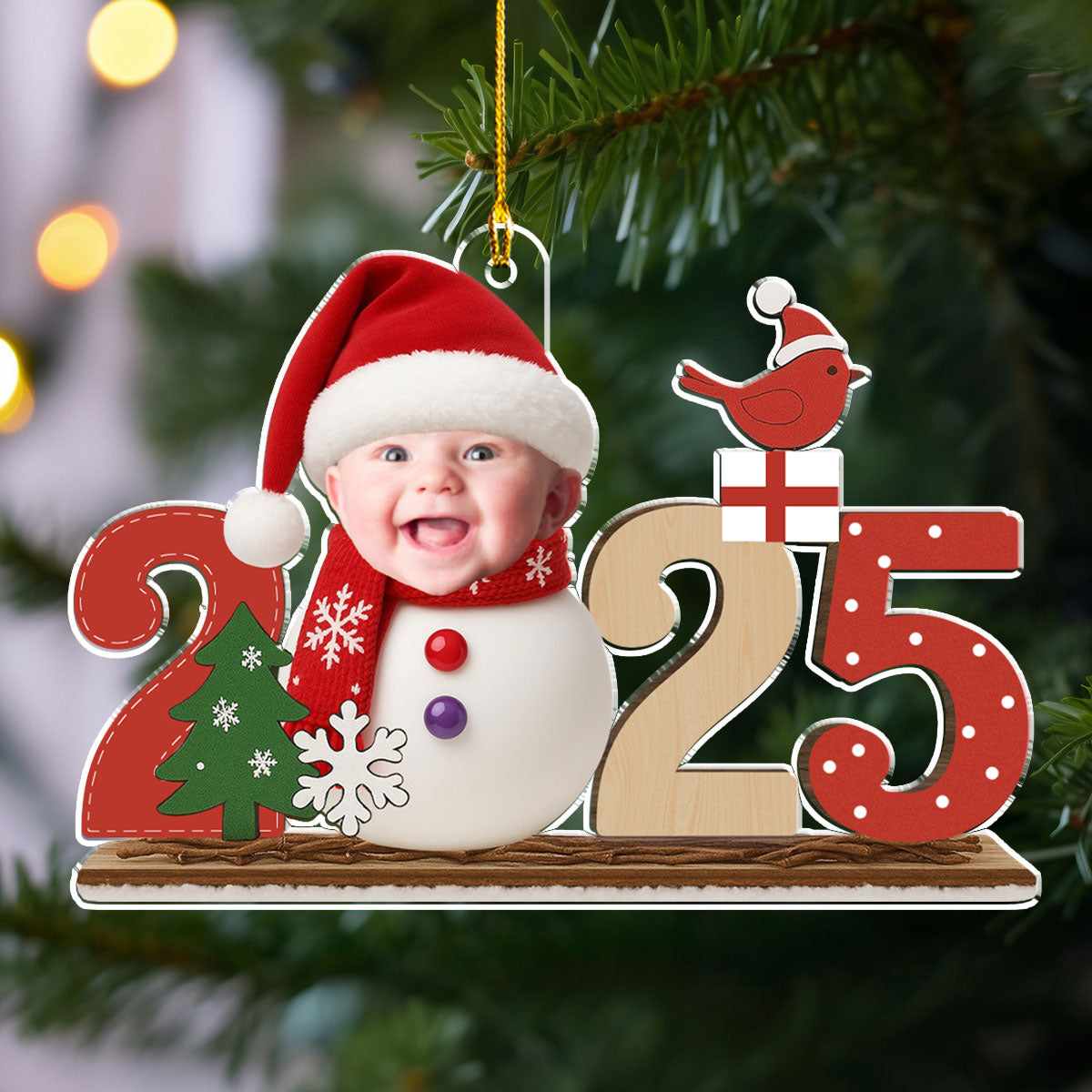 Cute Christmas - Personalized Custom Acrylic Ornament