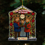 1st Christmas As Parent - Personalized Custom Acrylic Ornament