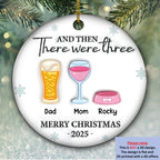 And Then There Were Four - Personalized Custom 3D Inflated Effect Ceramic Ornament