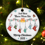 There Were Four - Personalized Custom 3D Inflated Effect Ceramic Ornament