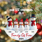 First Christmas - Personalized Custom 3D Inflated Effect Acrylic Ornament