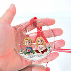 First Year Together - Personalized Custom Glass Ornament