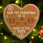 First Year Of Our Family - Personalized Custom Acrylic Ornament