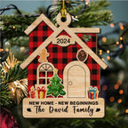 New Beginnings - Personalized Custom 2-Layered Wood Ornament