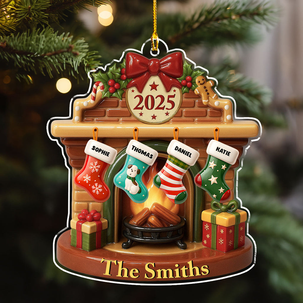 Let It Snow - Personalized Custom Acrylic Ornament