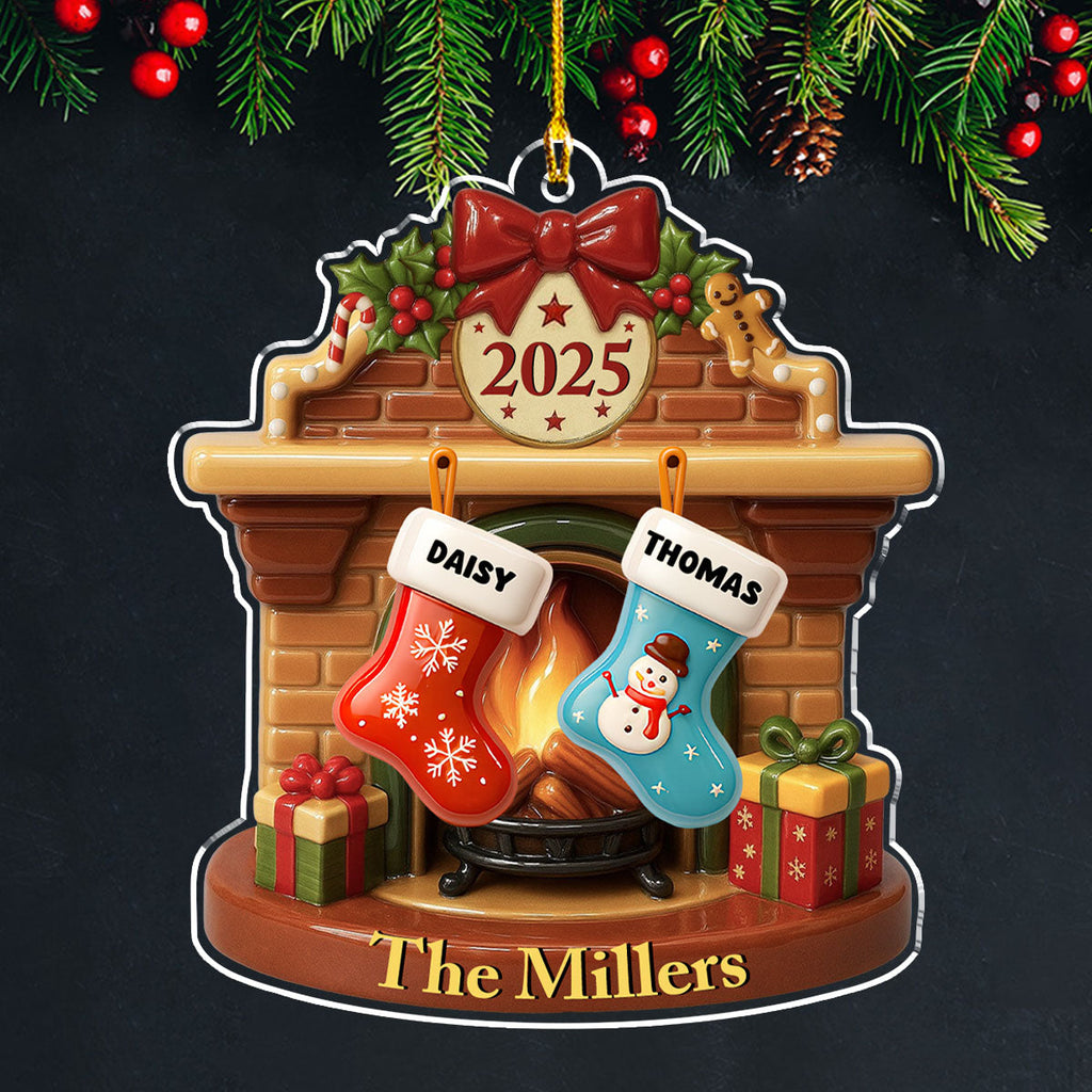 Let It Snow - Personalized Custom Acrylic Ornament