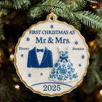 First Christmas With You - Personalized Custom Acrylic Ornament
