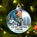 First Christmas Together - Personalized Custom Acrylic Ornament