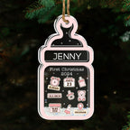 My 1st Christmas - Personalized Custom Acrylic Shaker Ornament