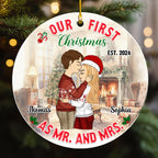 Mr And Mrs - Personalized Custom Acrylic Ornament